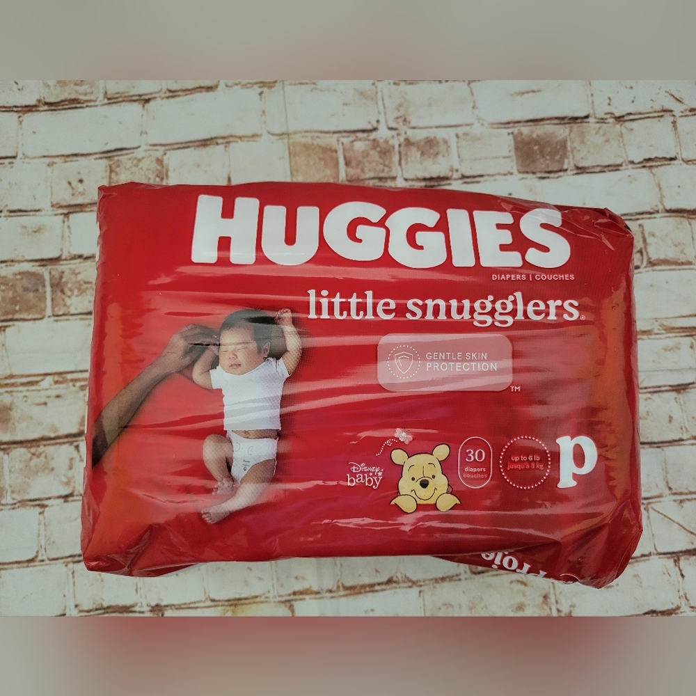 Huggies Diapers Little Snugglers Preemie NEW